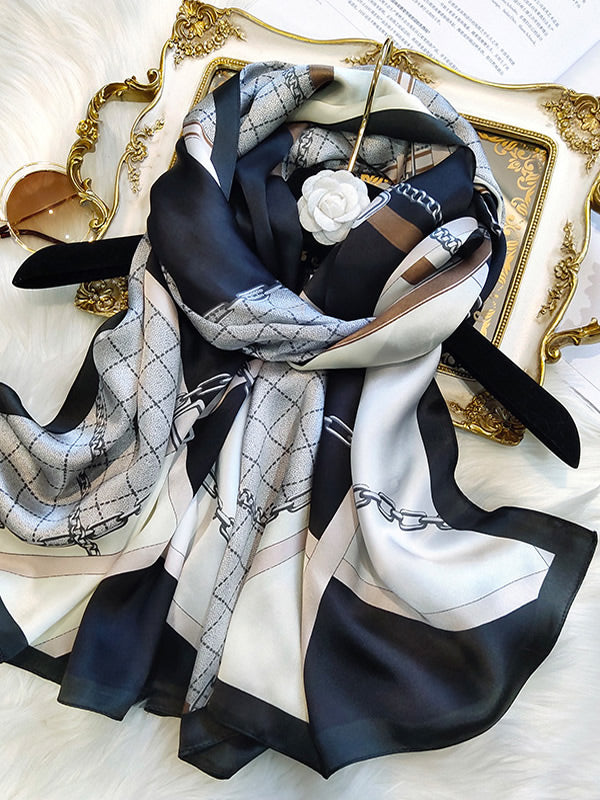 Valenzora | Luxurious women's scarf made of mulberry silk