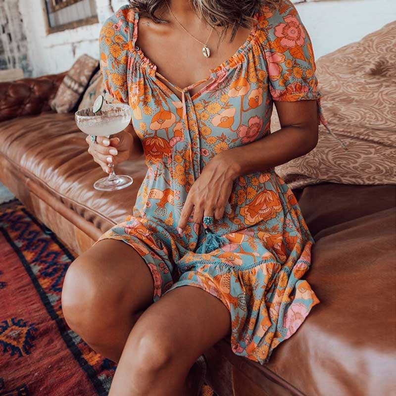 Olivia™ – Boho-Sommerkleid