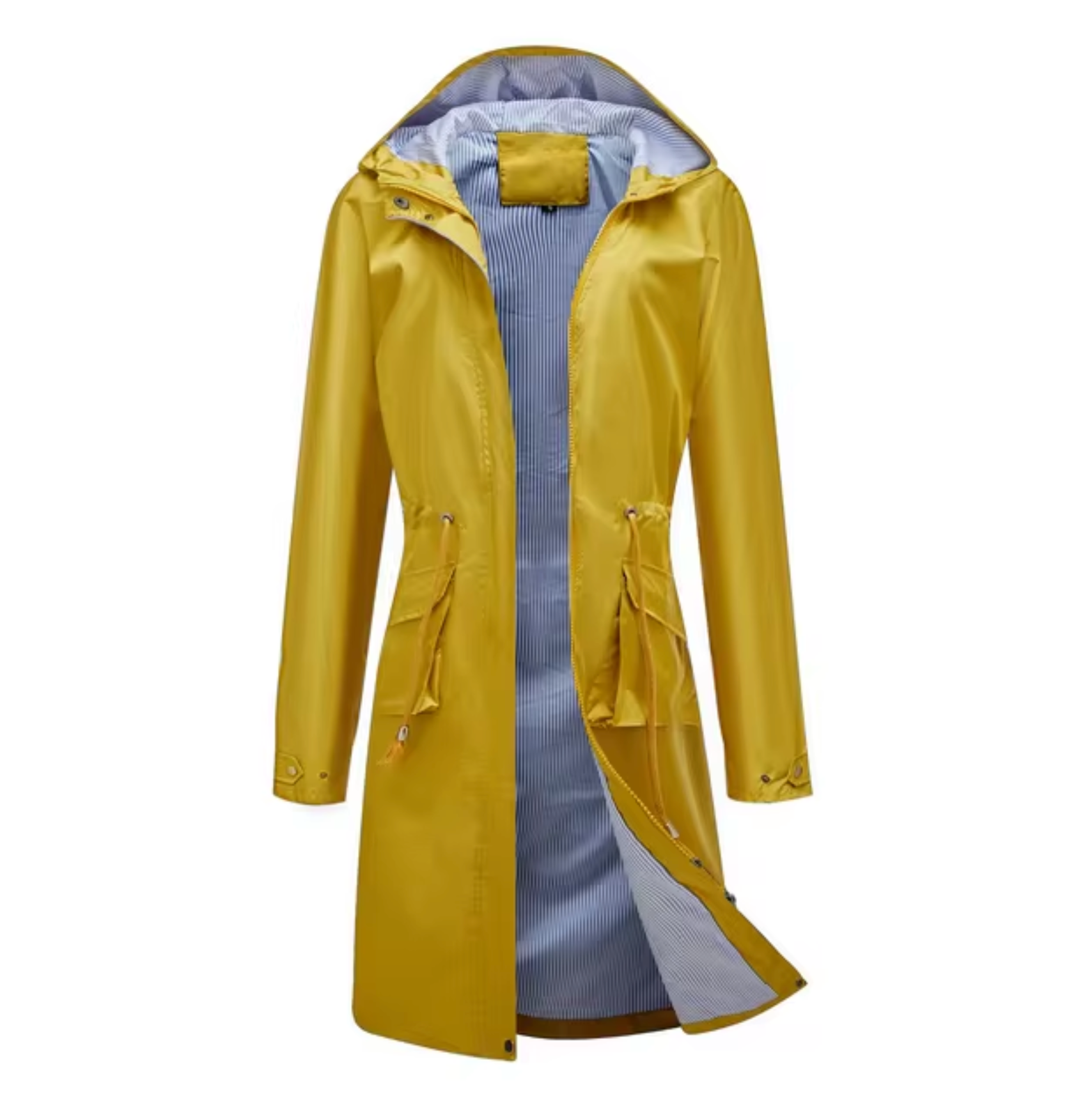 Valenzora | Long waterproof hooded jacket for women