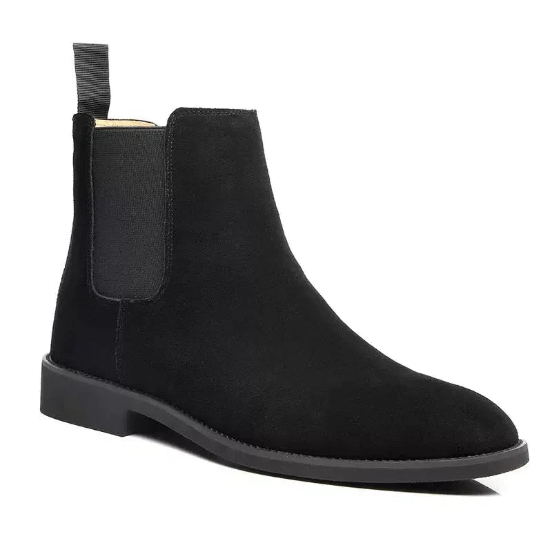 Valenzora | Luxury Calf Suede Chelsea Boots with Leather Insole