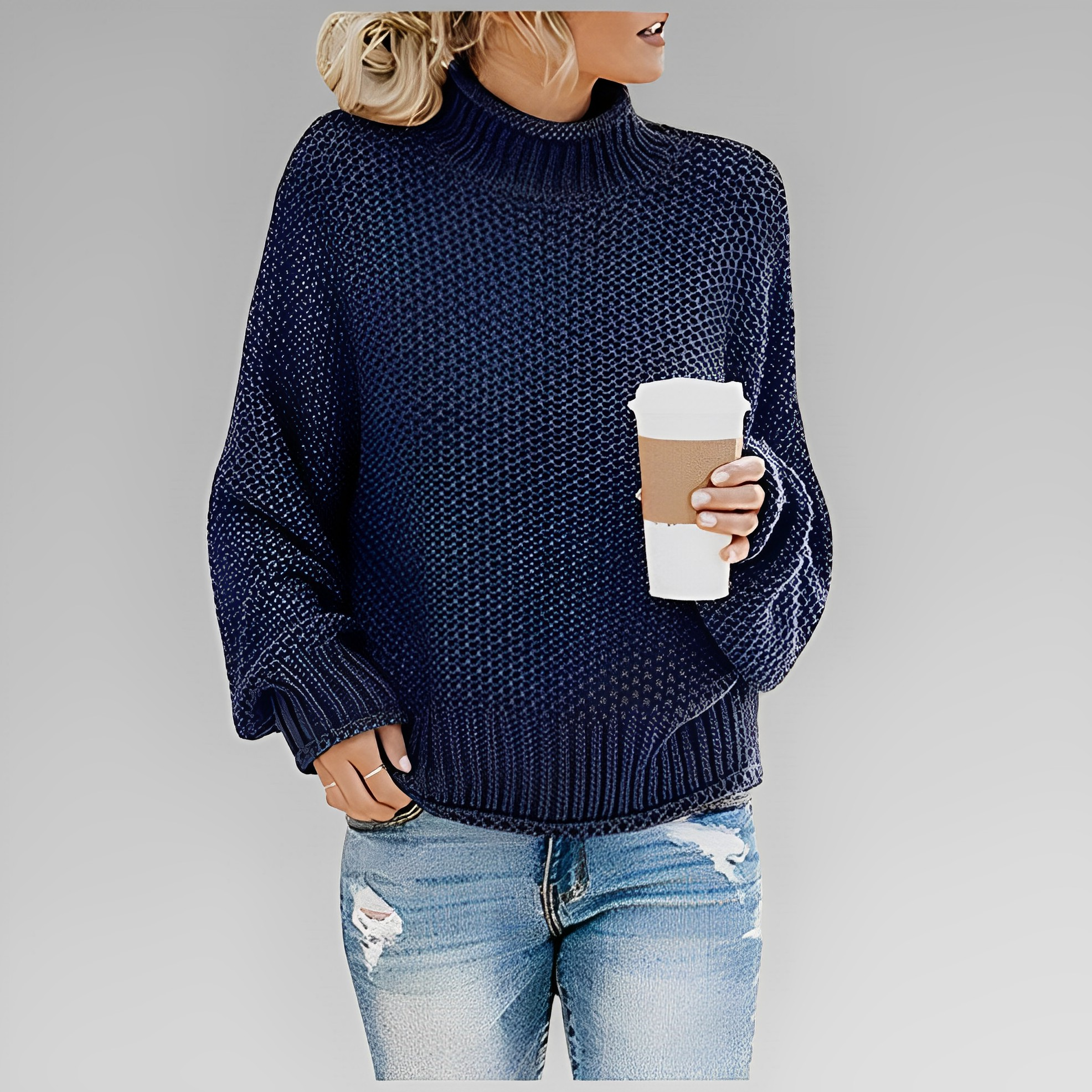 Stylish and elegant winter sweater