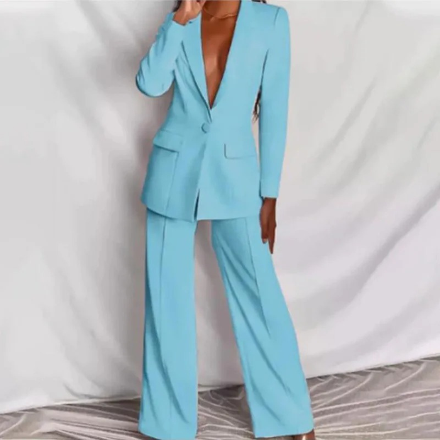 Valenzora | Long-sleeved blazer and trousers set for women