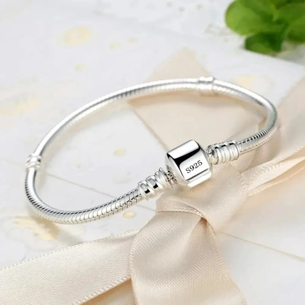 Valenzora | 925 Sterling Silver Charm Bracelet for Women