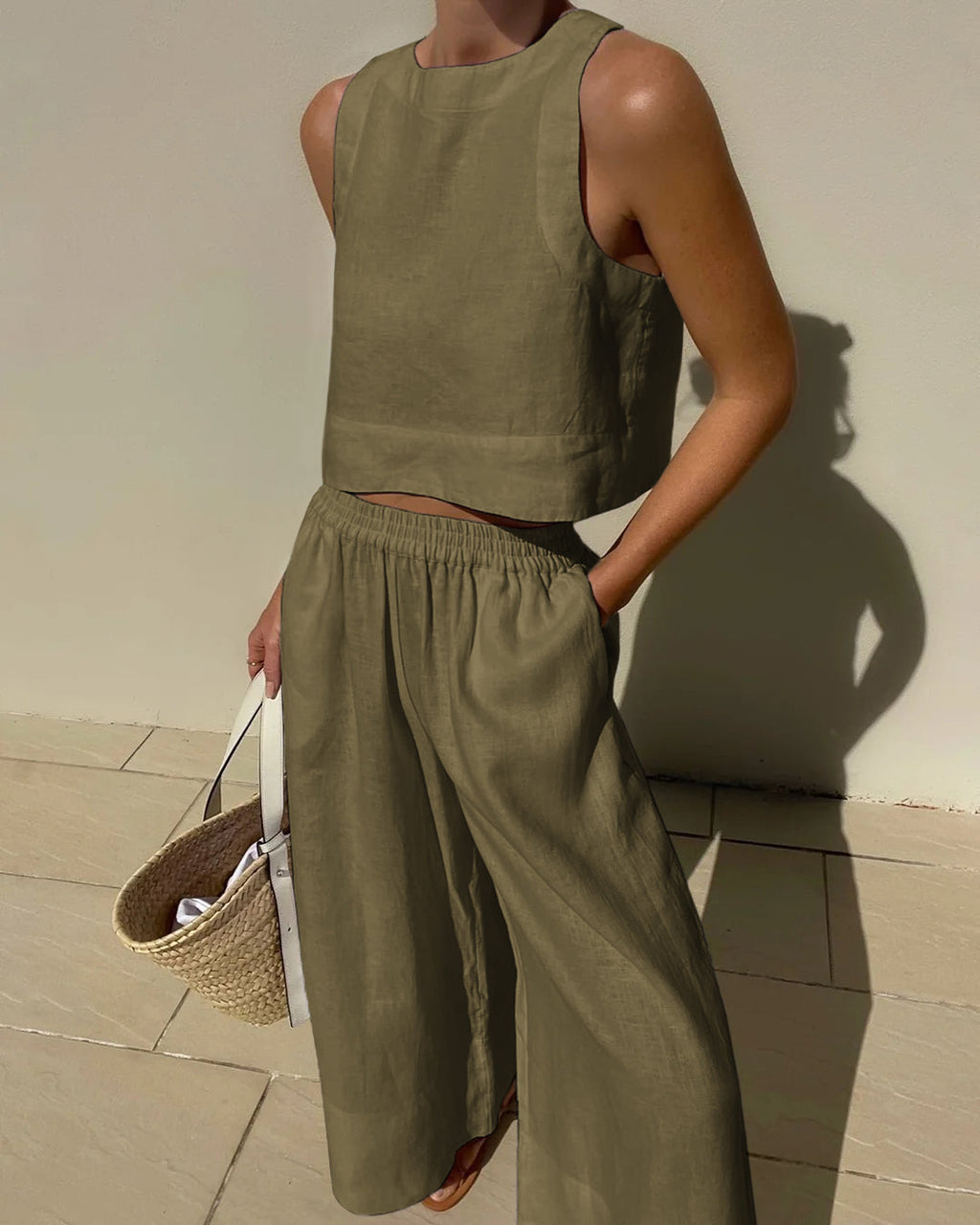 Valenzora | Two-piece linen set