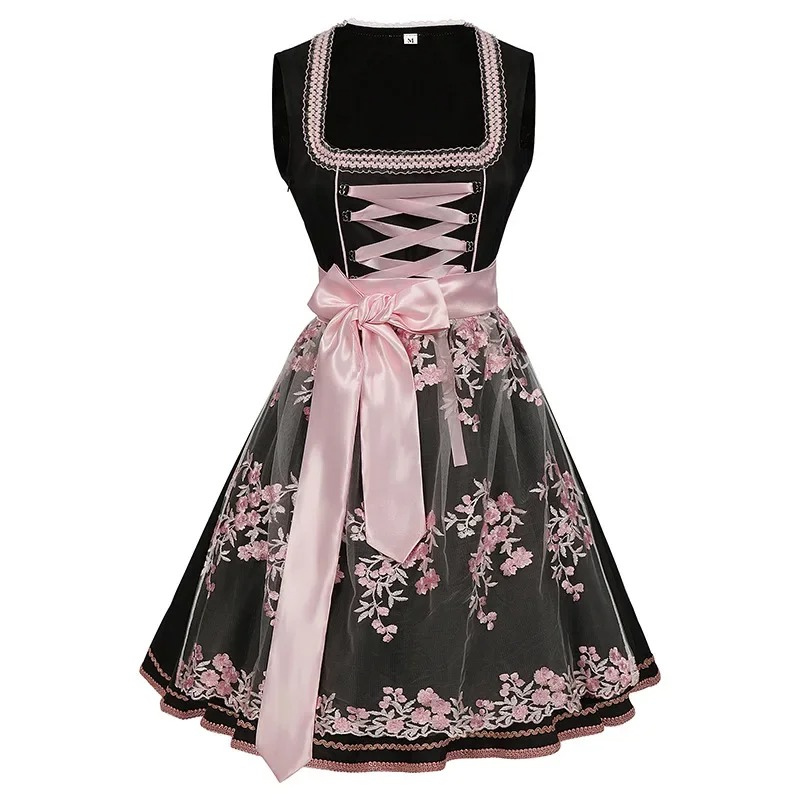 Valenzora | Women's Traditional Dress with Floral Embroidery
