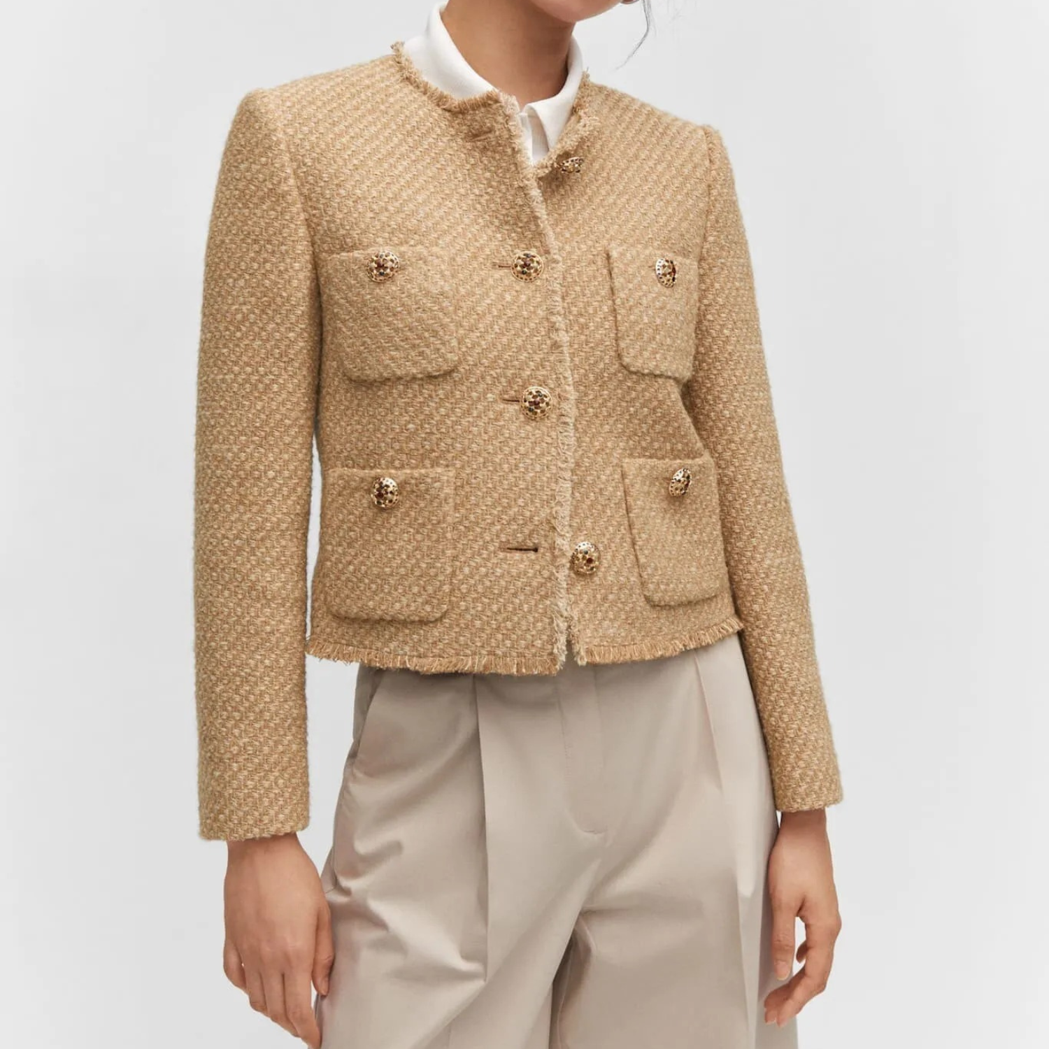 Valenzora | Kamel Sommerjacke für Damen