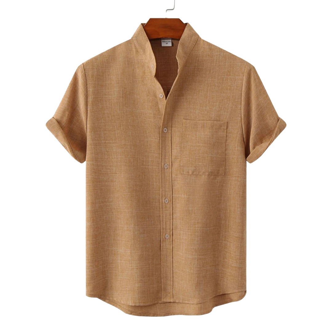 Valenzora Linen T-Shirt - Boho - Solid Color Slim Fit