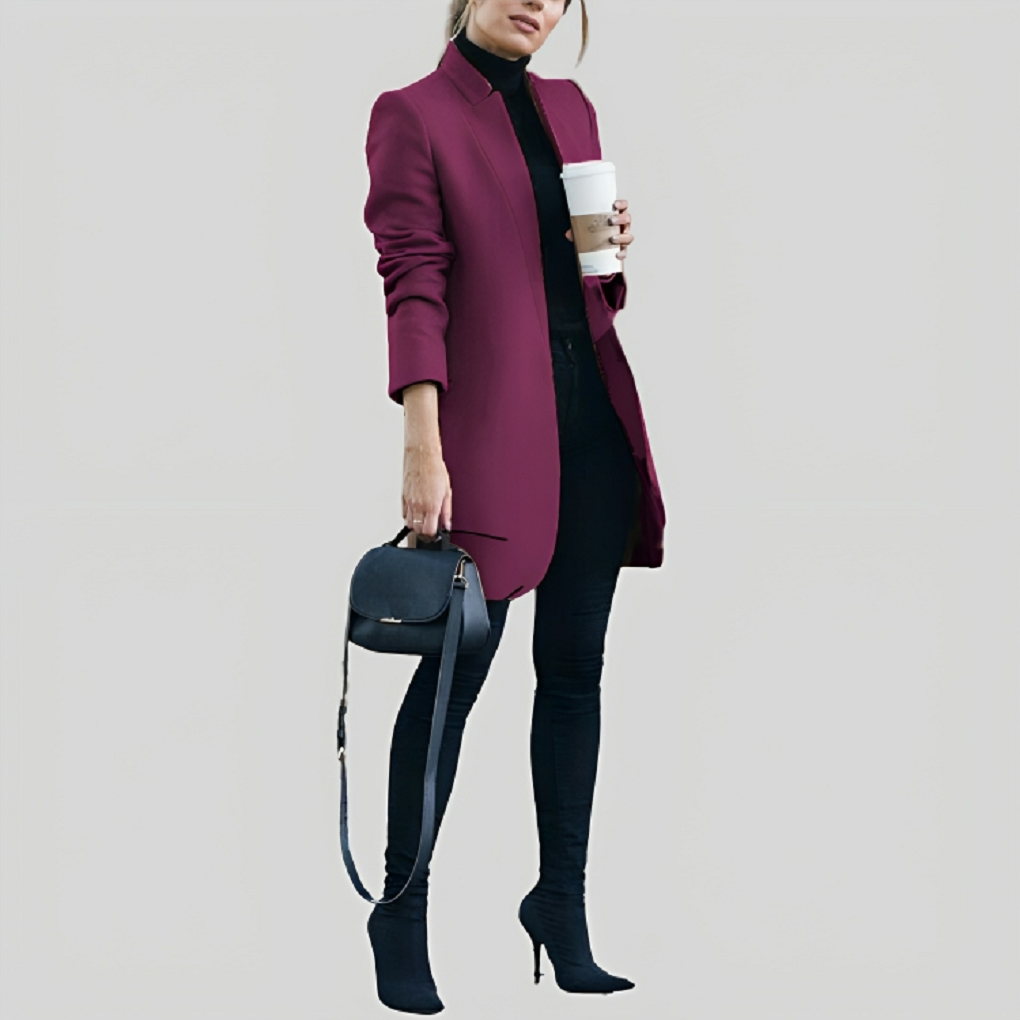 Valenzora | Women's Autumn/Winter Wool Blazer - Stylish & Warm for Cold Days