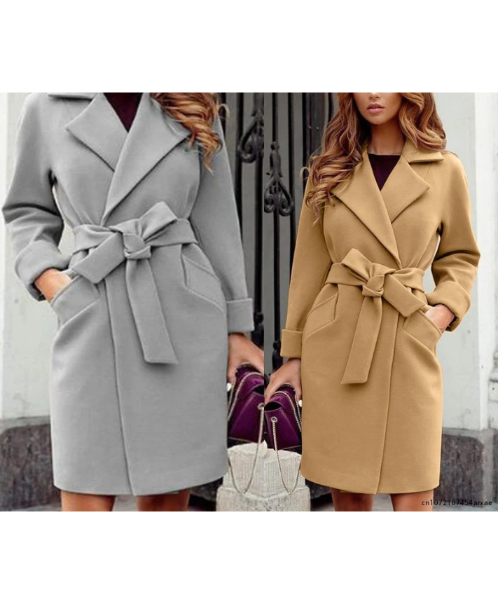 Valenzora | Stylish trench coat with belt
