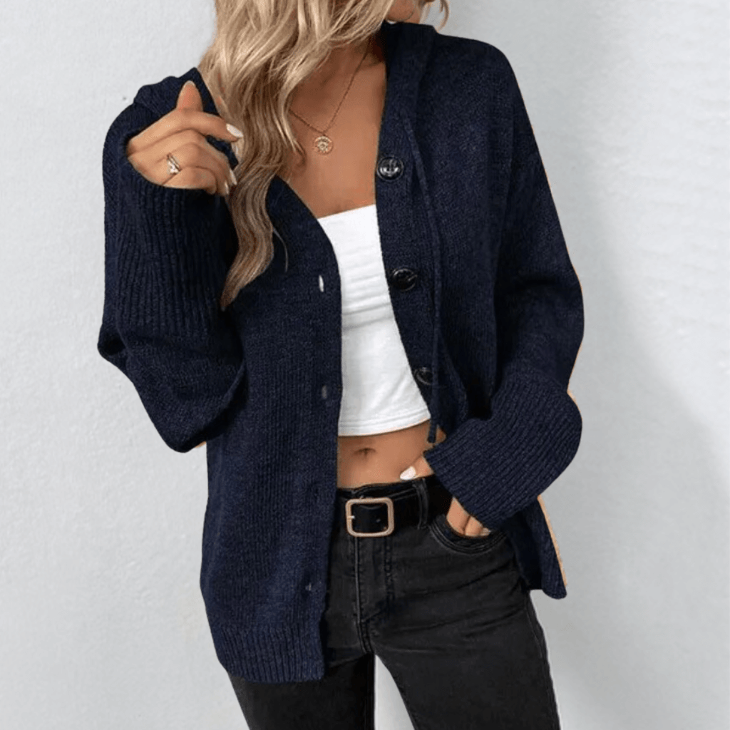Valenzora | Leichte Strickjacke für Damen mit Knöpfen