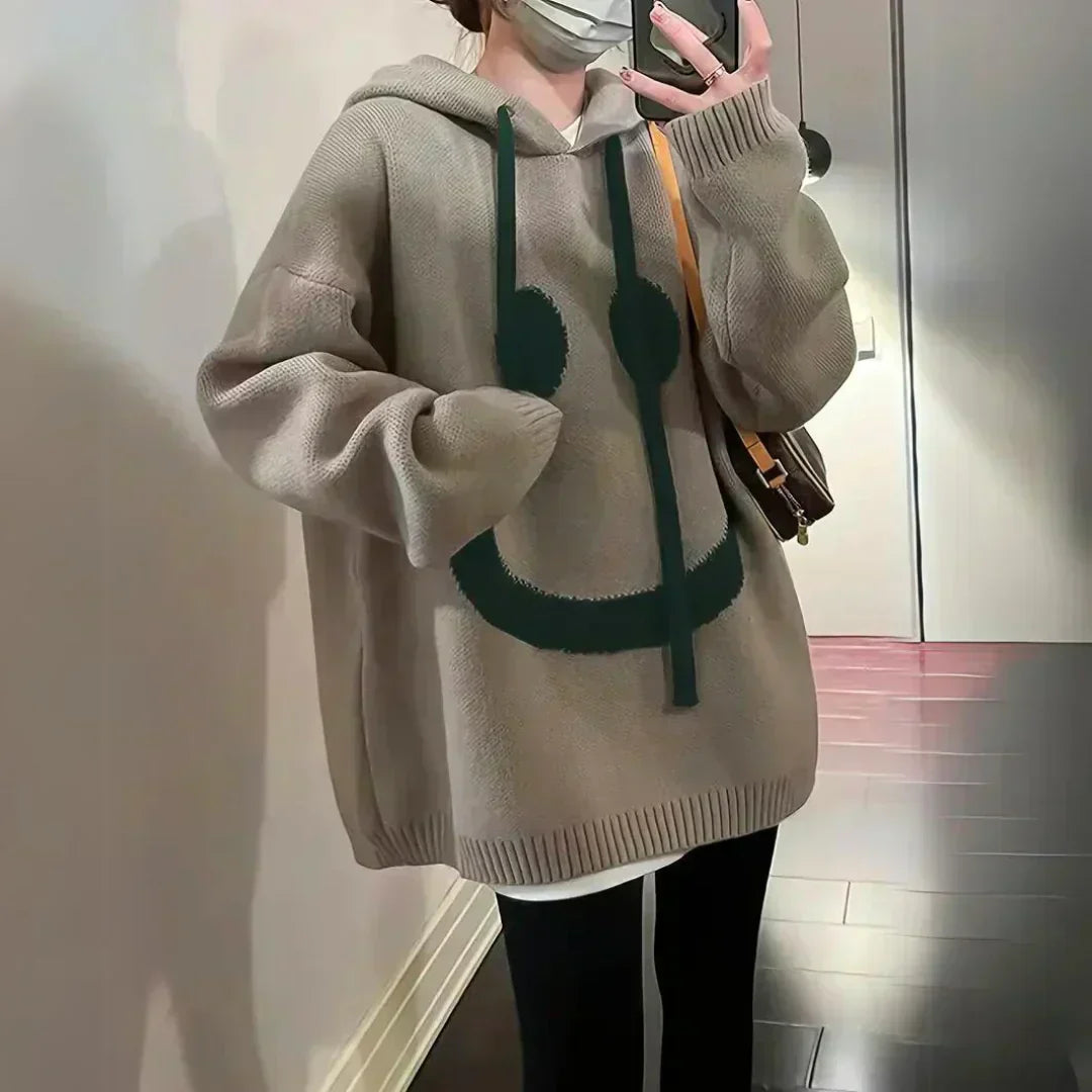 Valenzora | Long Smiley Sweater for Women