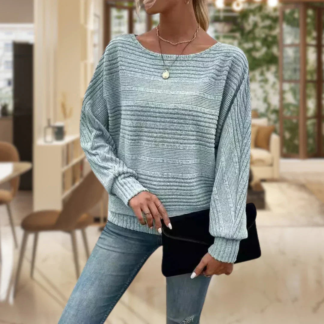 – Cotton knit sweater