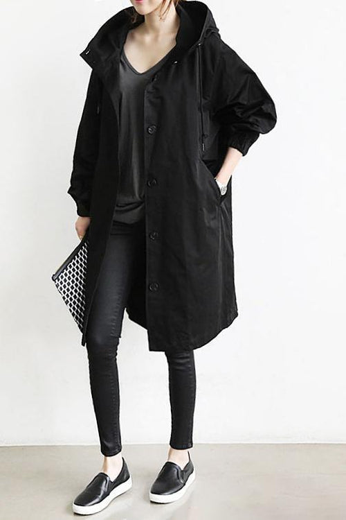 Valenzora | Women's hooded trench coat