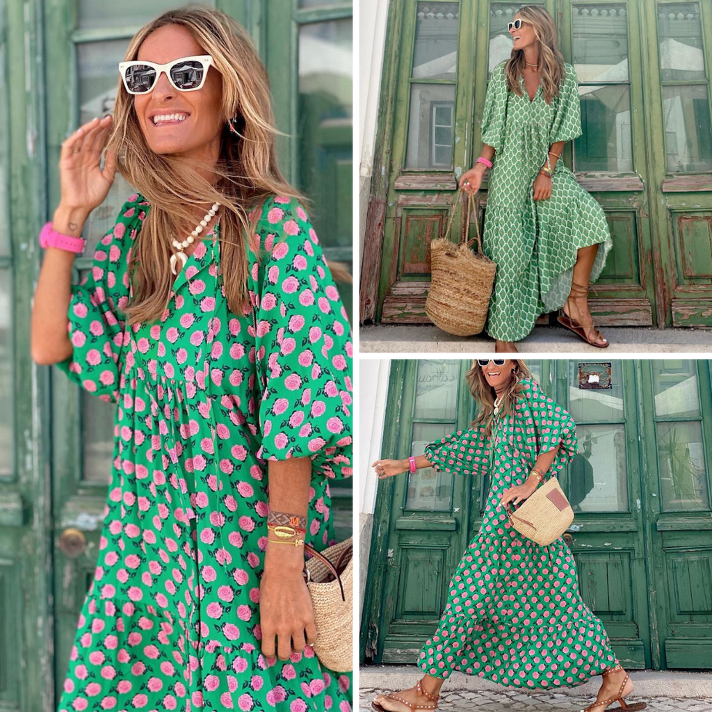 Mila™ – Grünes Sommerkleid