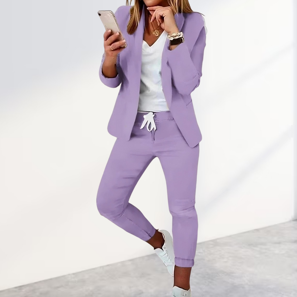 Valenzora | Stilvolles Blazer- & Hosen-Set