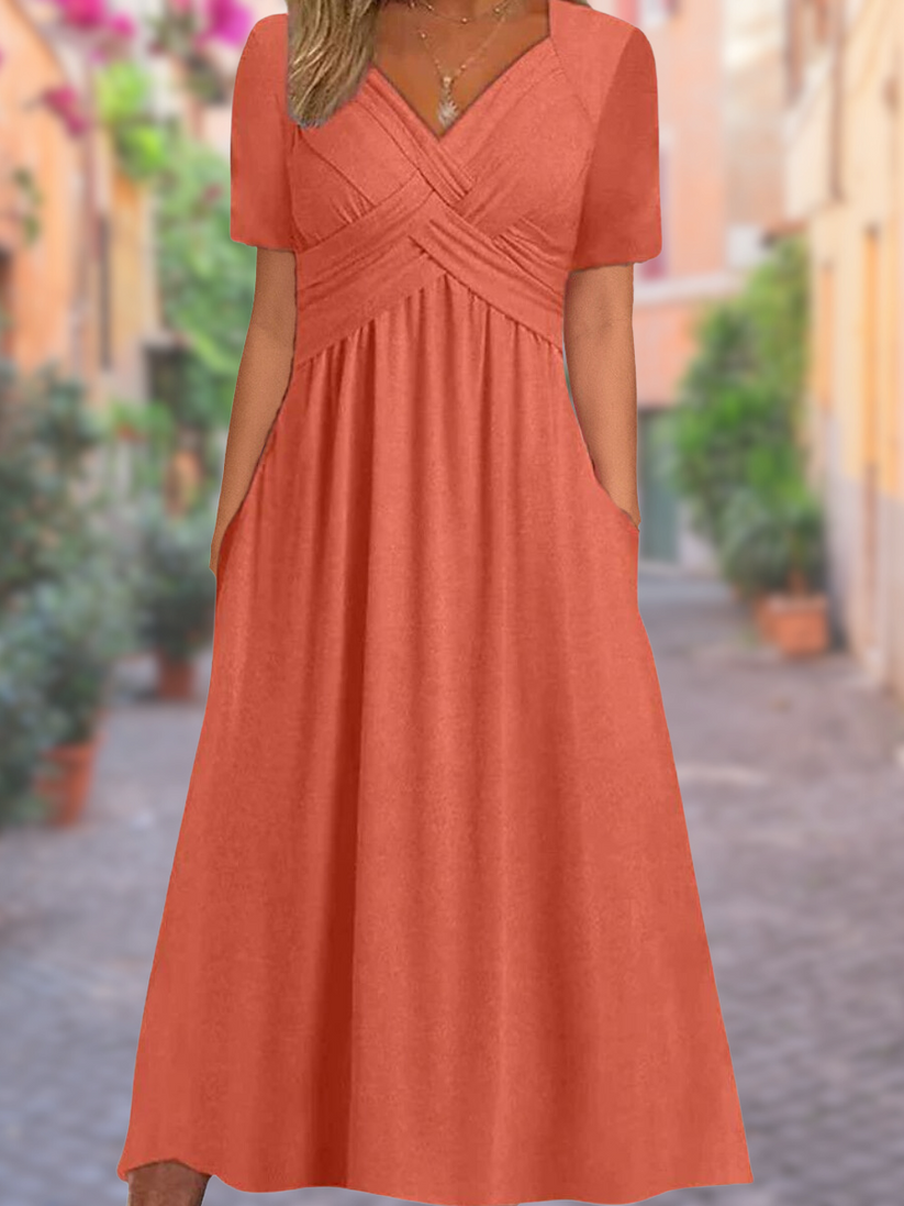 Valenzora | Sommerkleid mit V-Ausschnitt