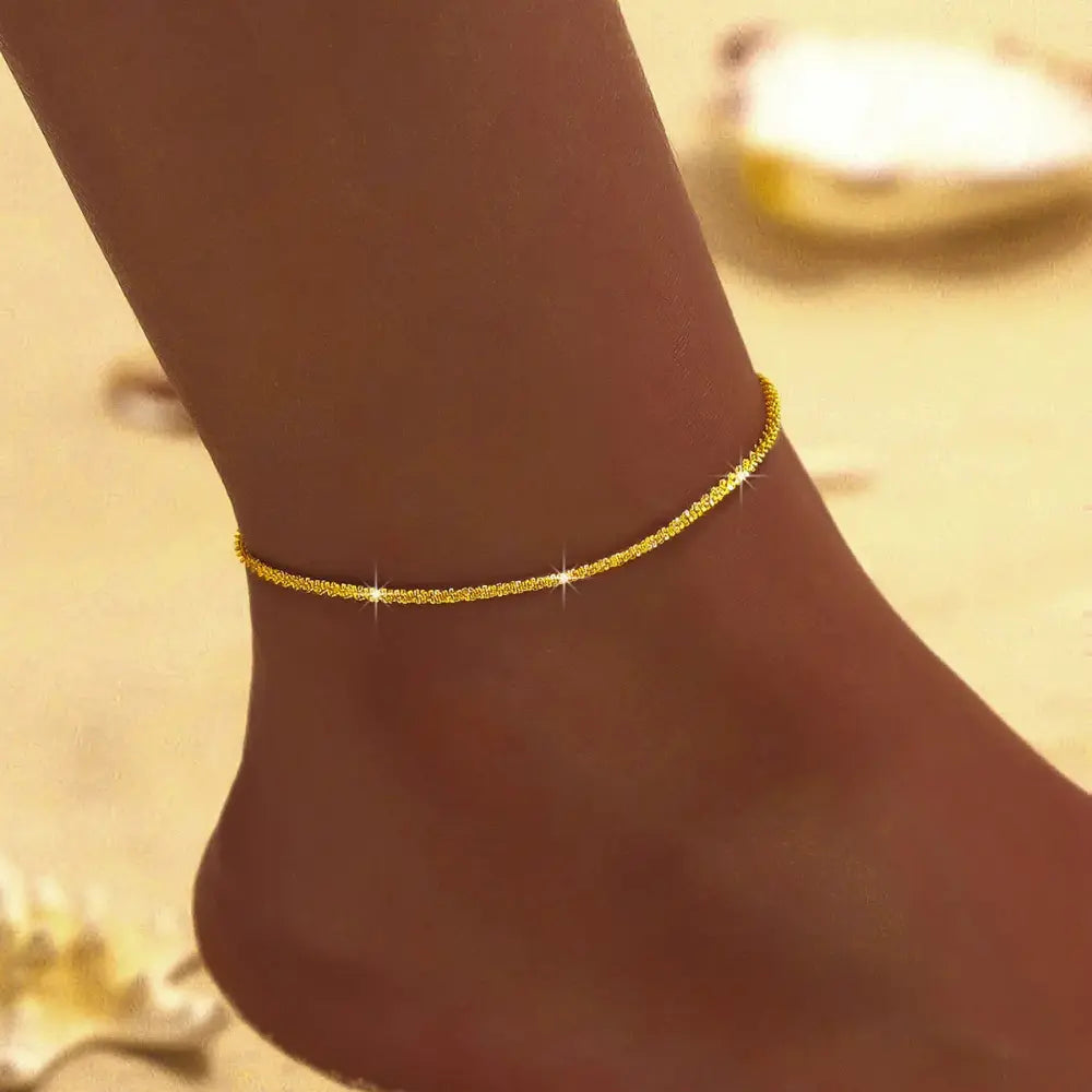 Valenzora | Gold/silver anklet for women