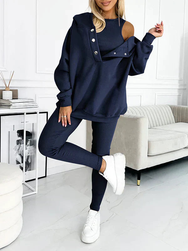 Fillie™ - Kapuzen-Sweatshirt-Anzug
