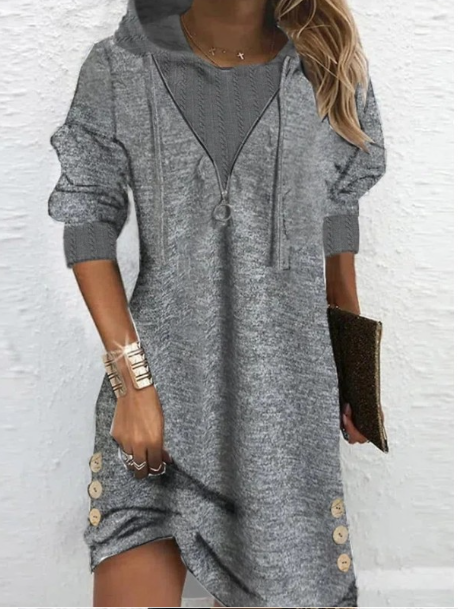 Valenzora | Hooded dress Regular Fit – Comfortable and casual for everyday wear