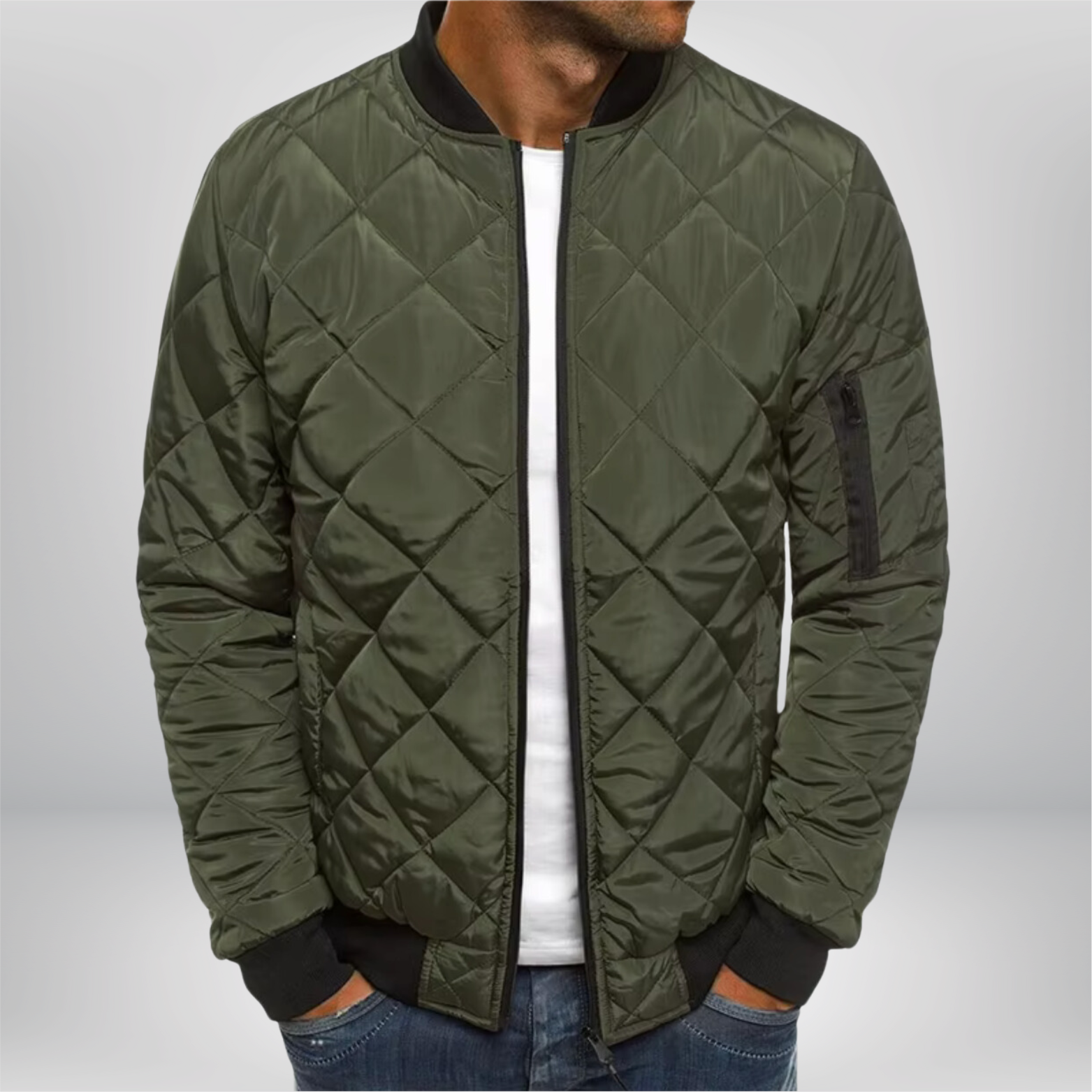 Valenzora | Padded bomber jacket