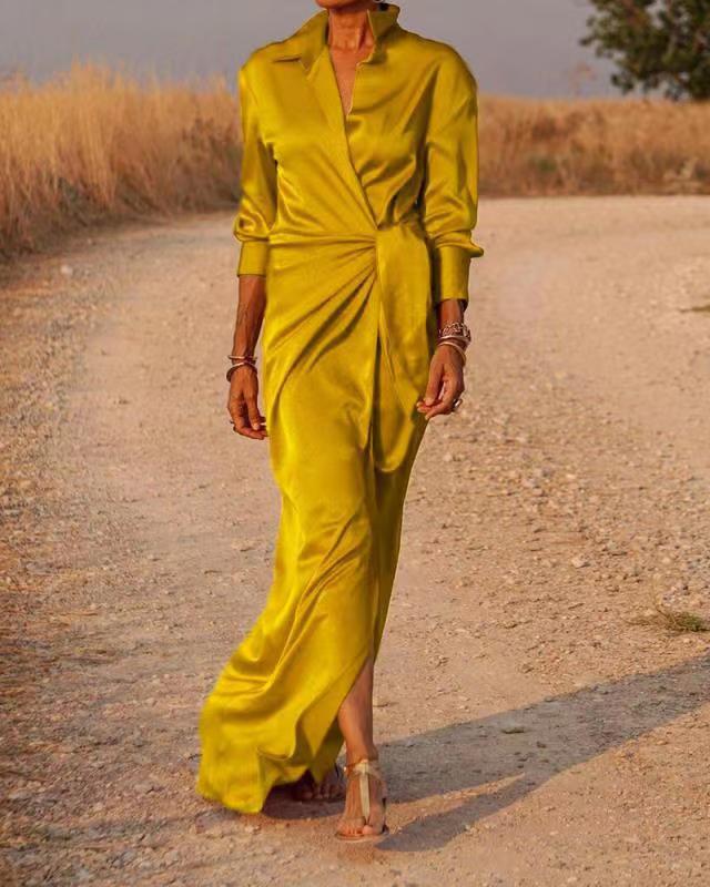 Valenzora | Lefèvre Modisches Seidenkleid