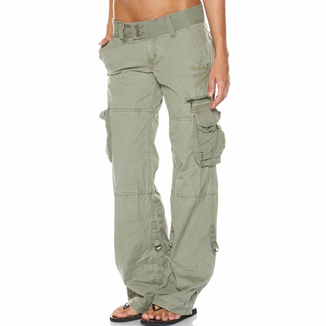 Valenzora | Women's Cargo Pants Long