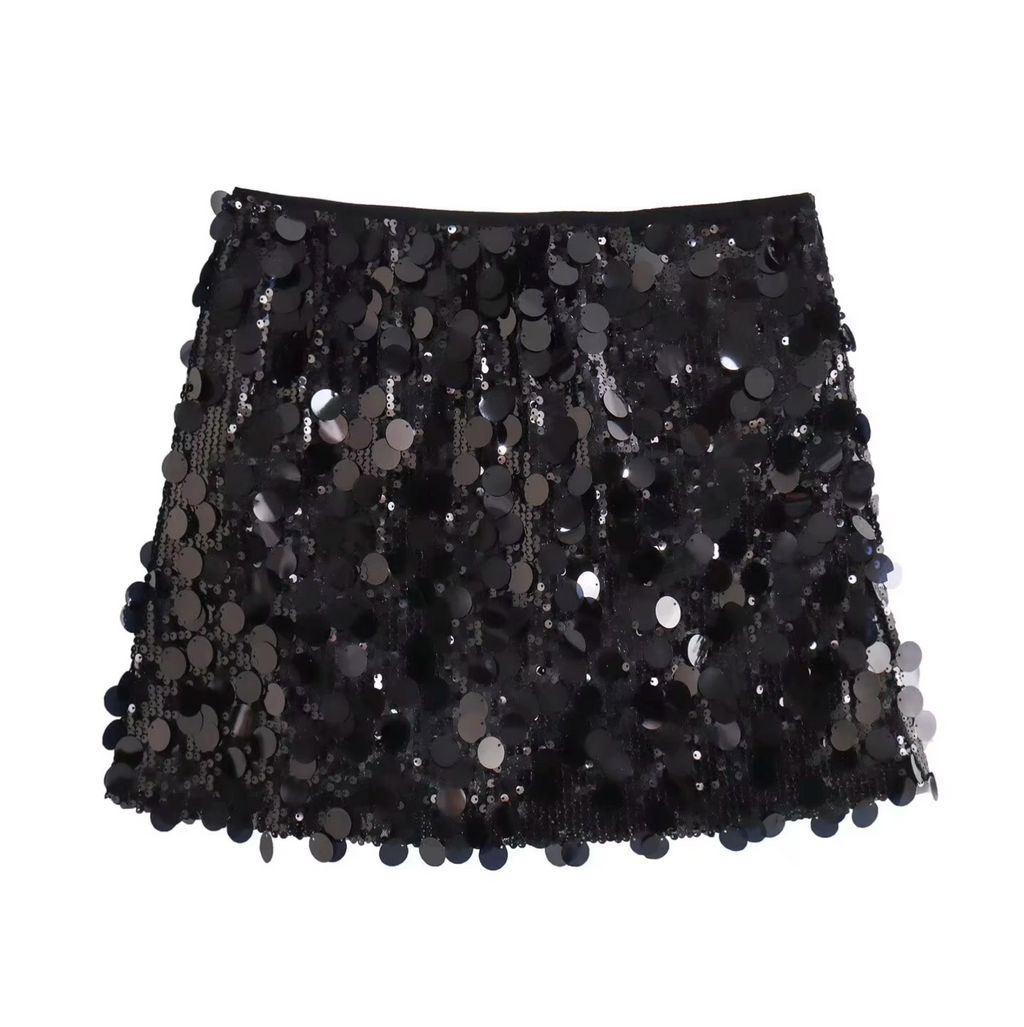 Valenzora | Mini skirt with sequin print for women