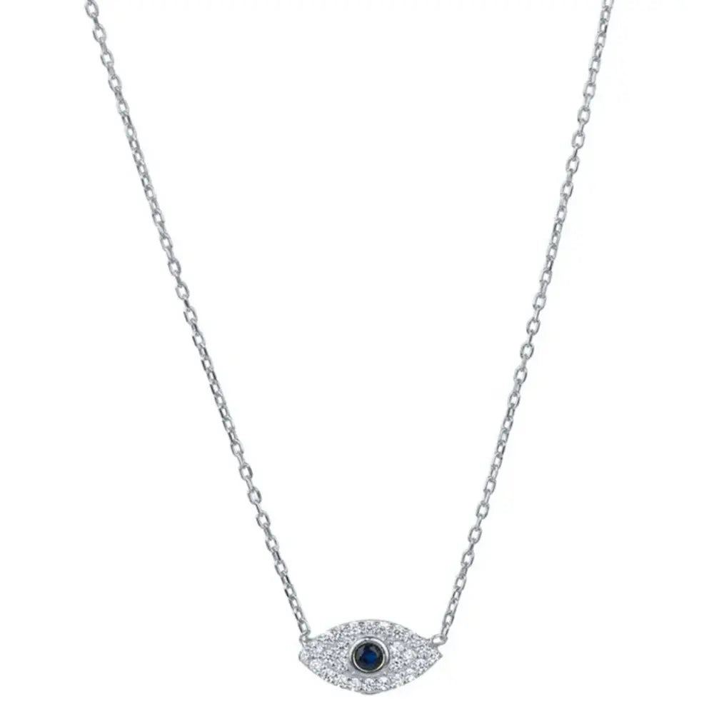 Valenzora | Sterling Silver Diamond Protective Pendant for Women
