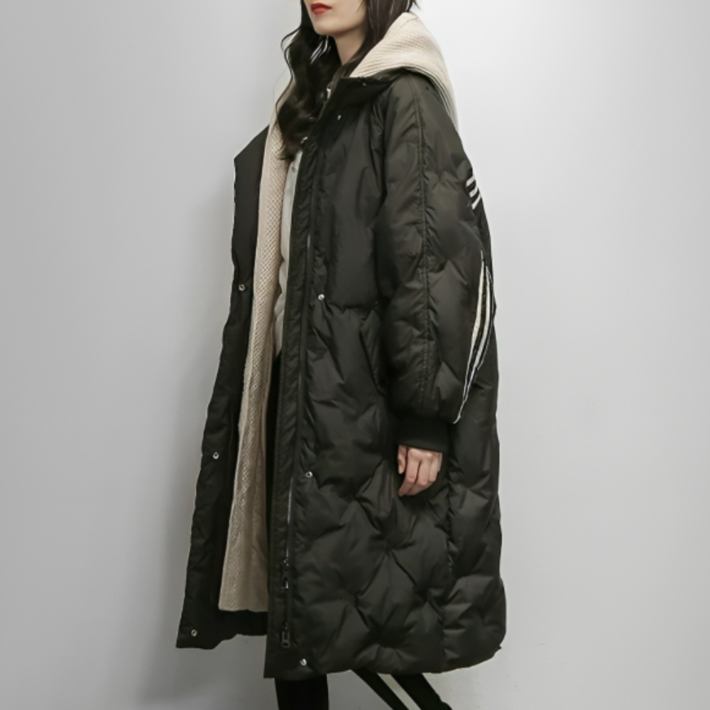 Valenzora - Down coat with hood for women