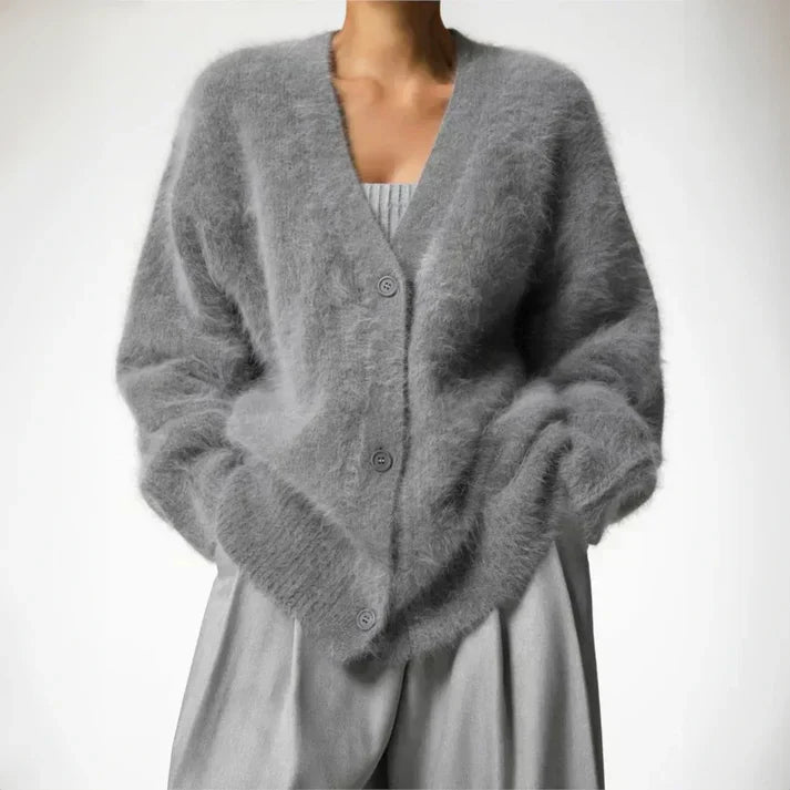 Valenzora | Luxuriöser Kaschmir-Cardigan für Damen | Couture Strickweste
