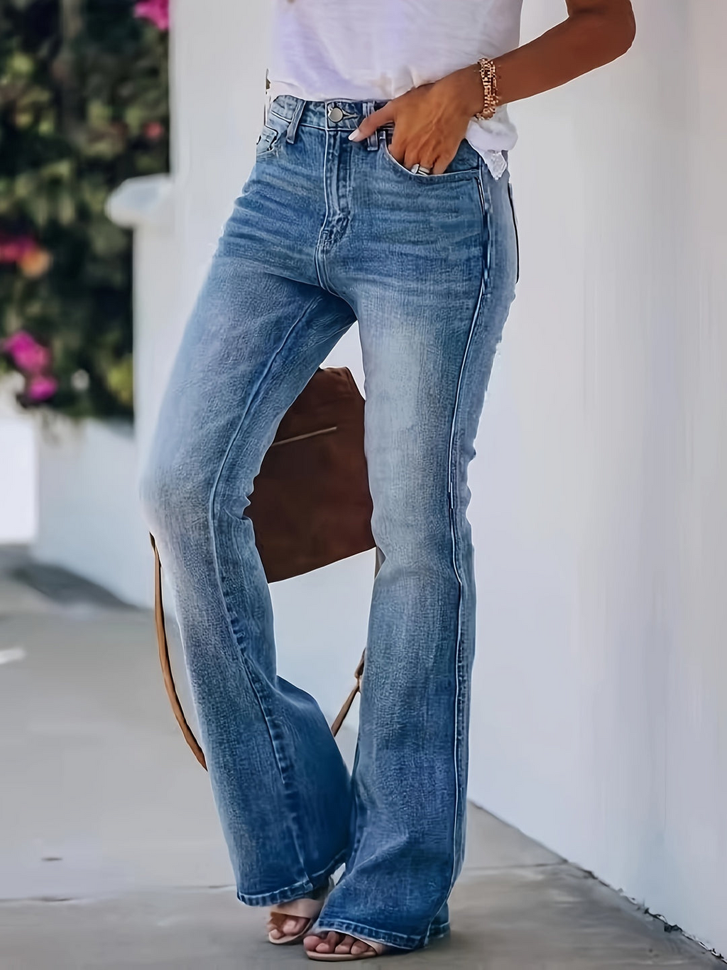 Valenzora | Women's High Waist Flared Jeans