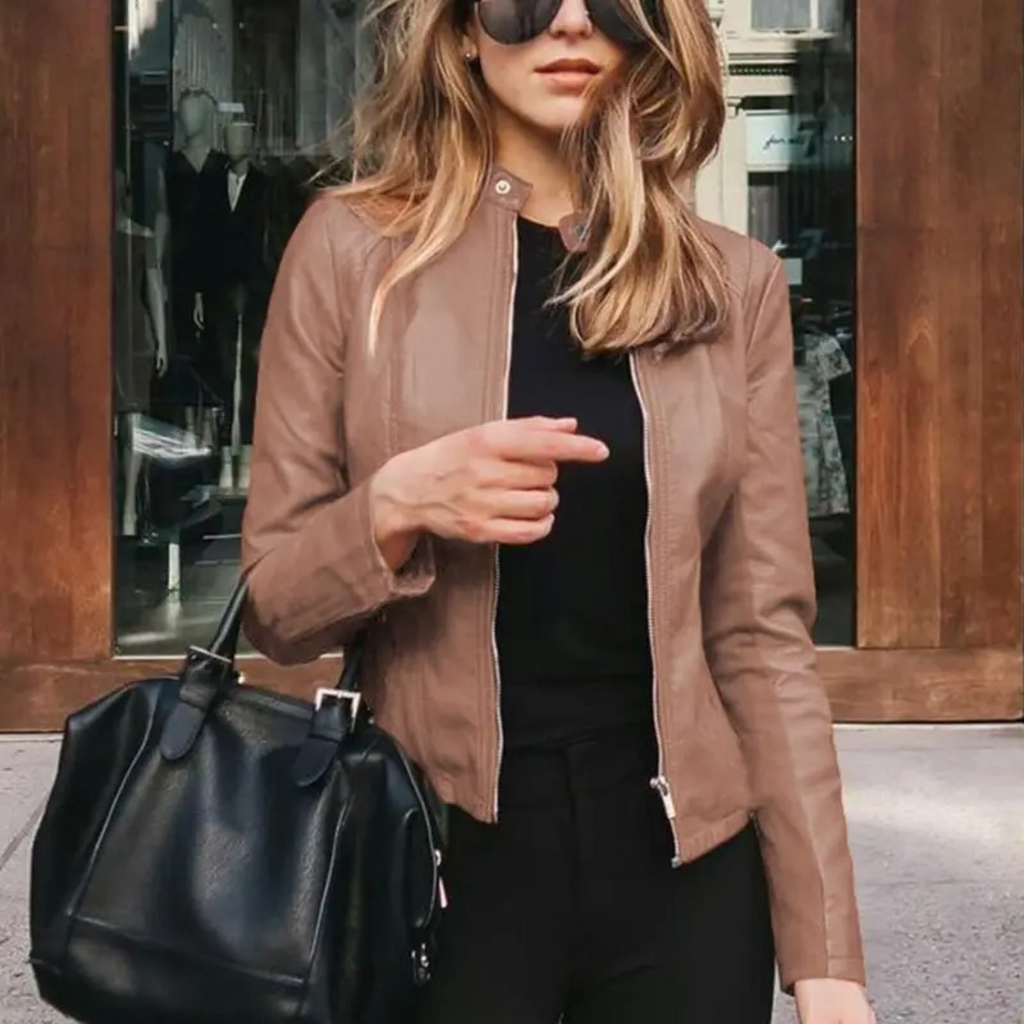 Valenzora - women's leather motorcycle jacket