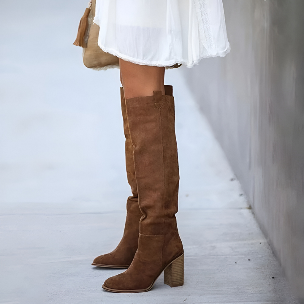 Valenzora | High Boots with Sturdy Heel for Women for a Timeless Look