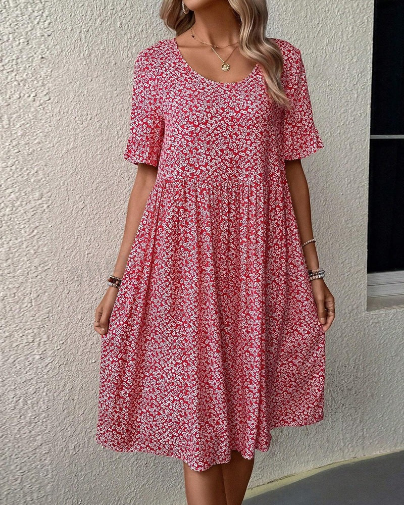 Elegantes florales Midikleid für Damen
