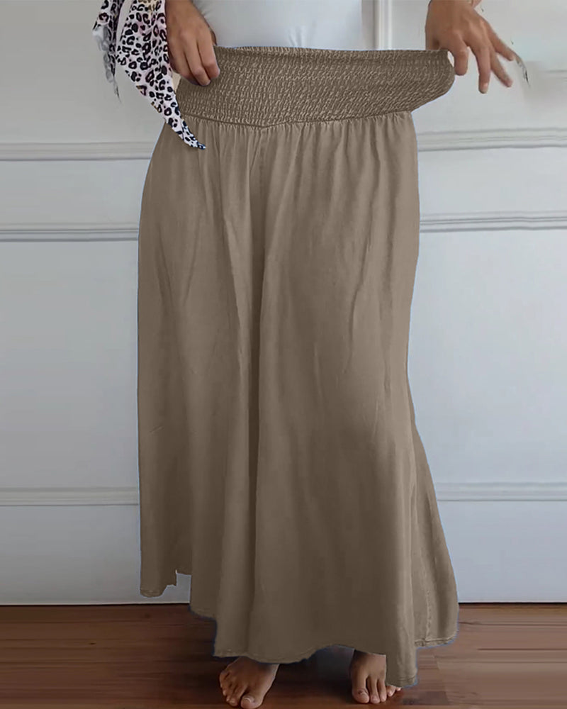 Valenzora | Hose mit elastischem Bund und weitem Bein