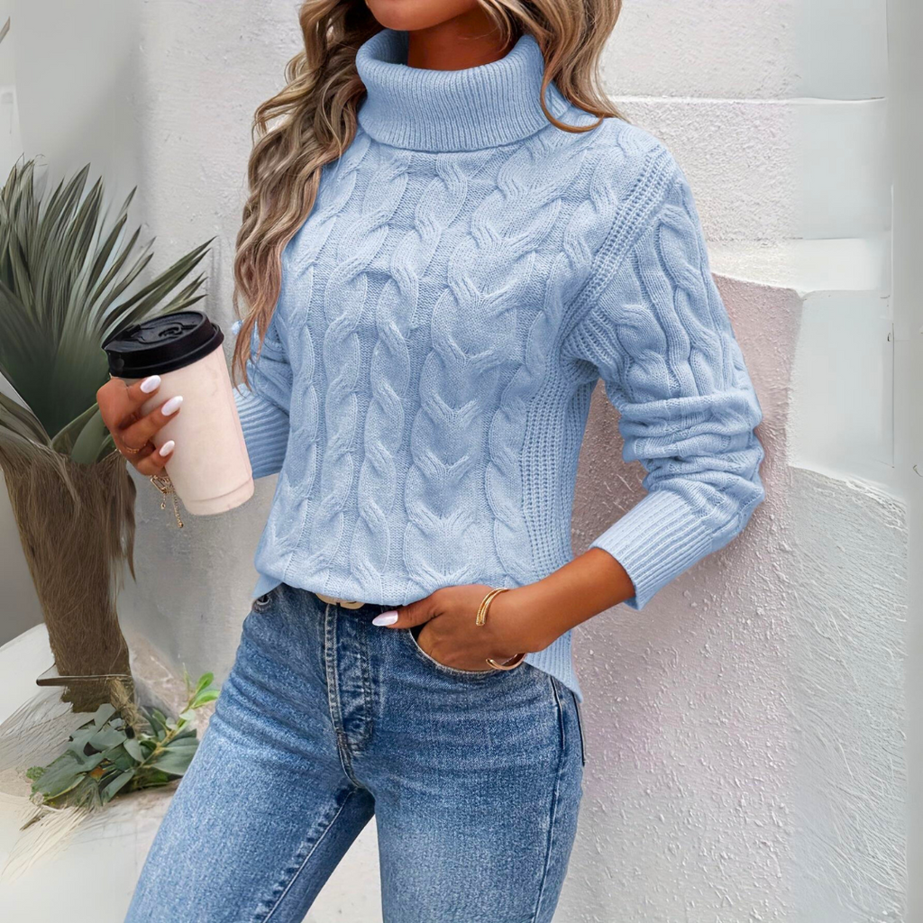 Valenzora | Rollkragenpullover aus Strick