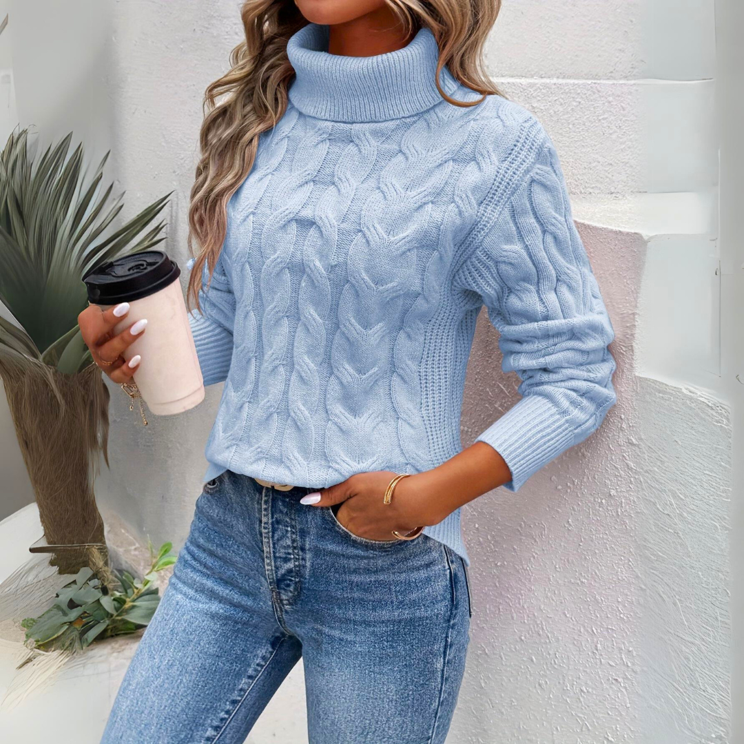 Valenzora | Rollkragenpullover aus Strick