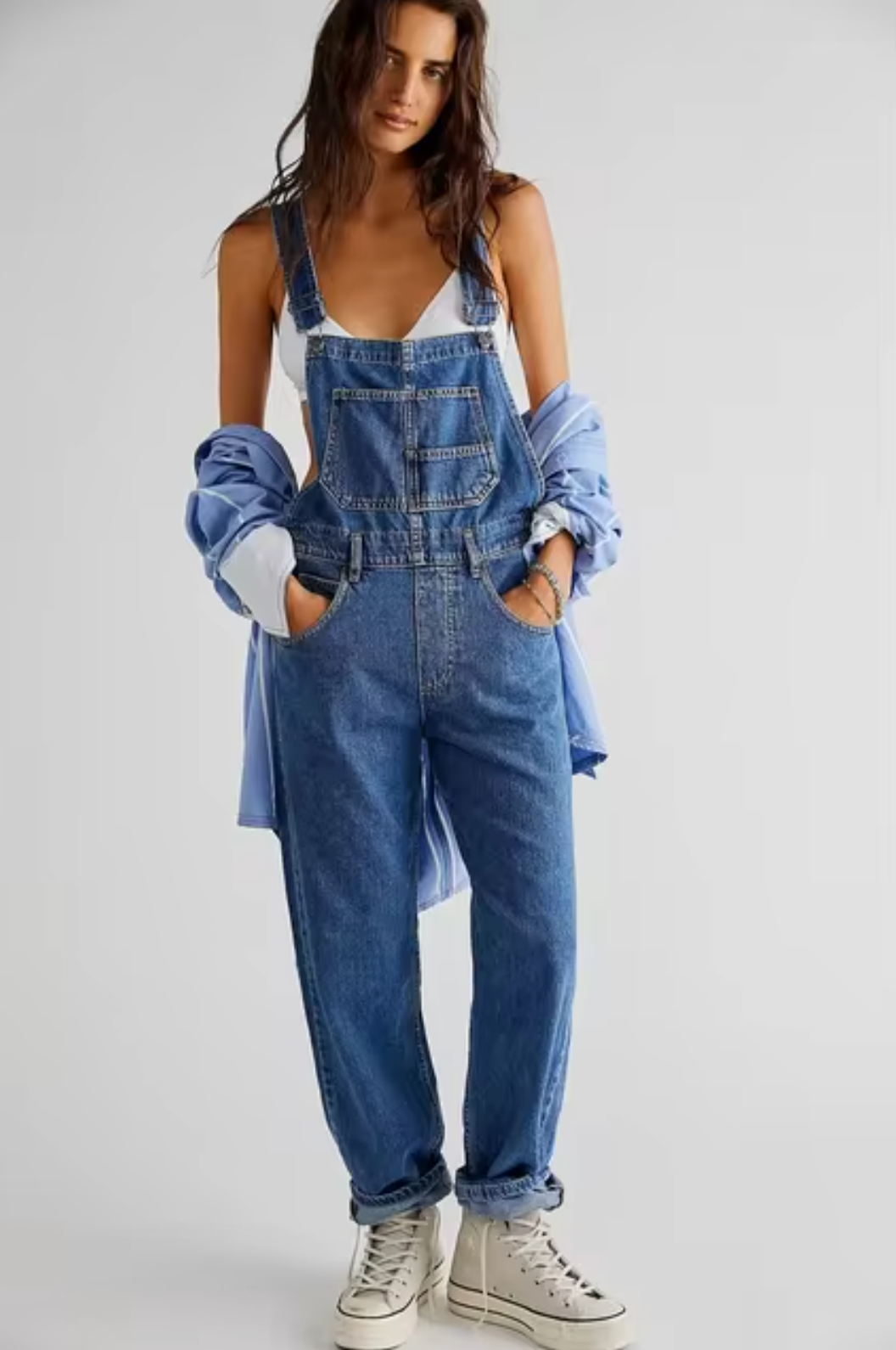Valenzora | Lockerer Jeans-Jumpsuit