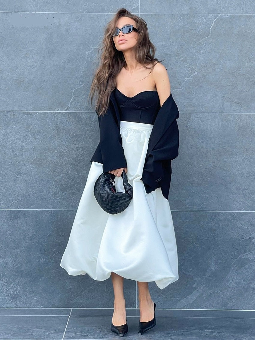 Valenzora | Long Spring Skirts Pleated