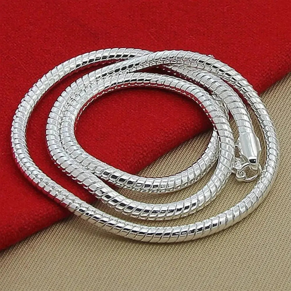 Valenzora | 925 3mm Sterling Silver Snake Chain