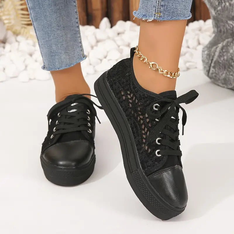 Valenzora | Women's Lace Platform Sneakers