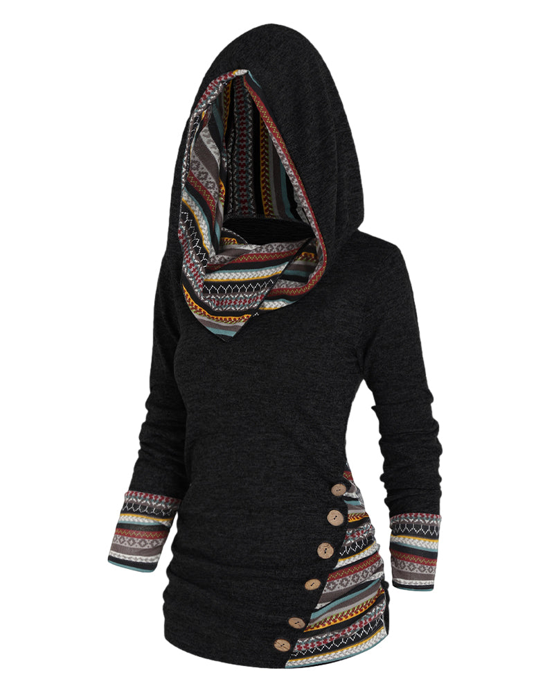 Valenzora | Casual hoodies in contrasting colors