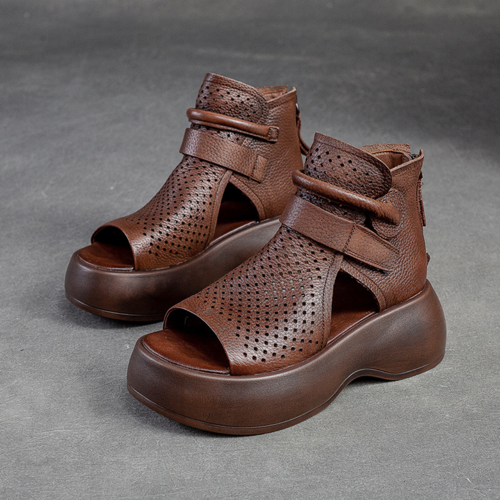 Valenzora | Ledersandalen für orthopädische Bedürfnisse