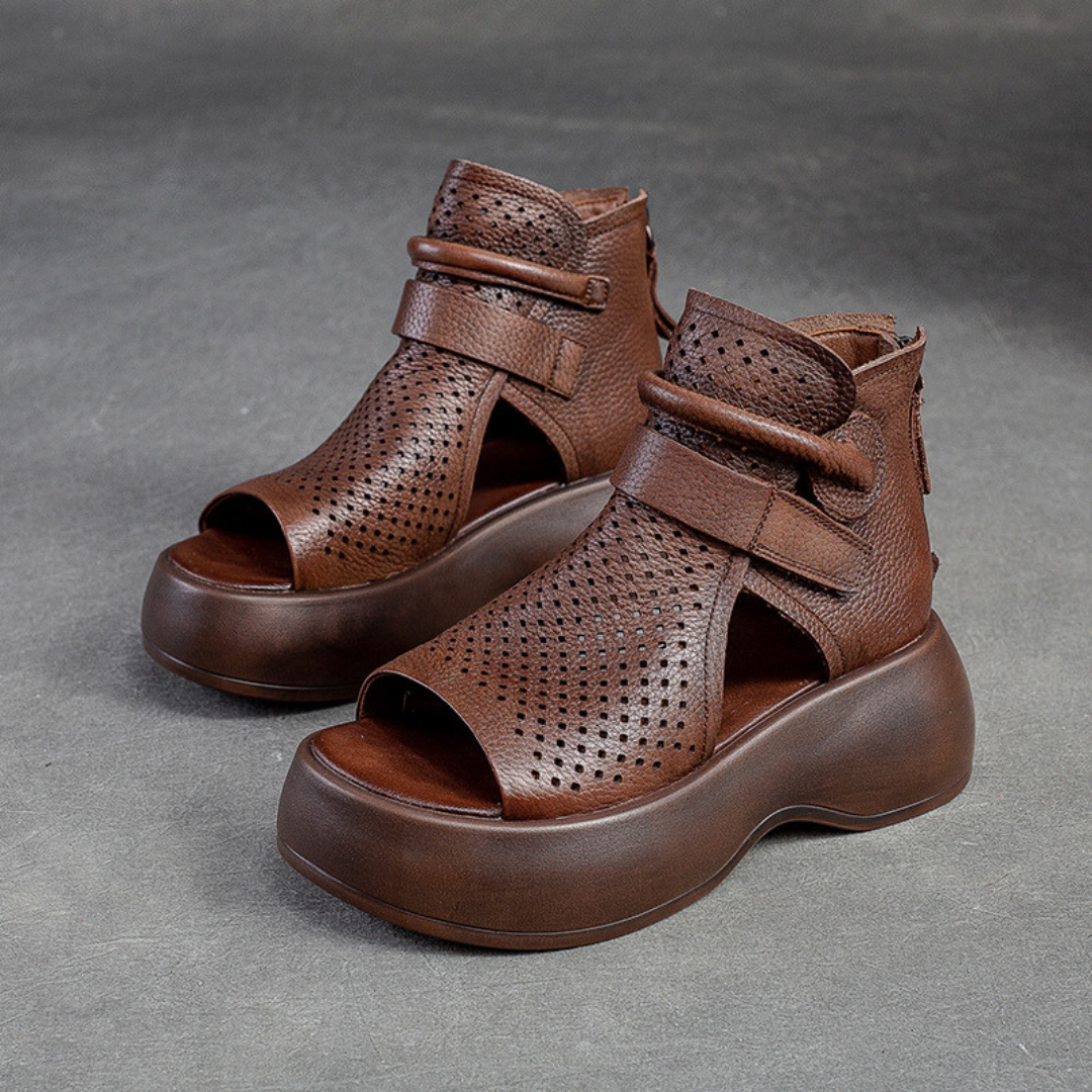 Valenzora | Ledersandalen für orthopädische Bedürfnisse