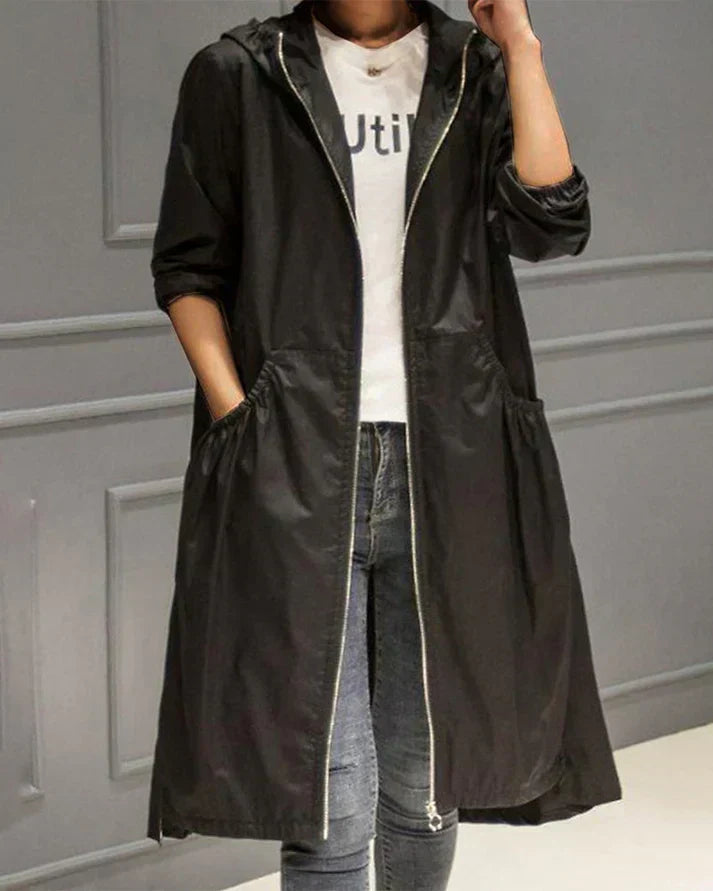 Valenzora | Bequeme lange Jacke für Damen
