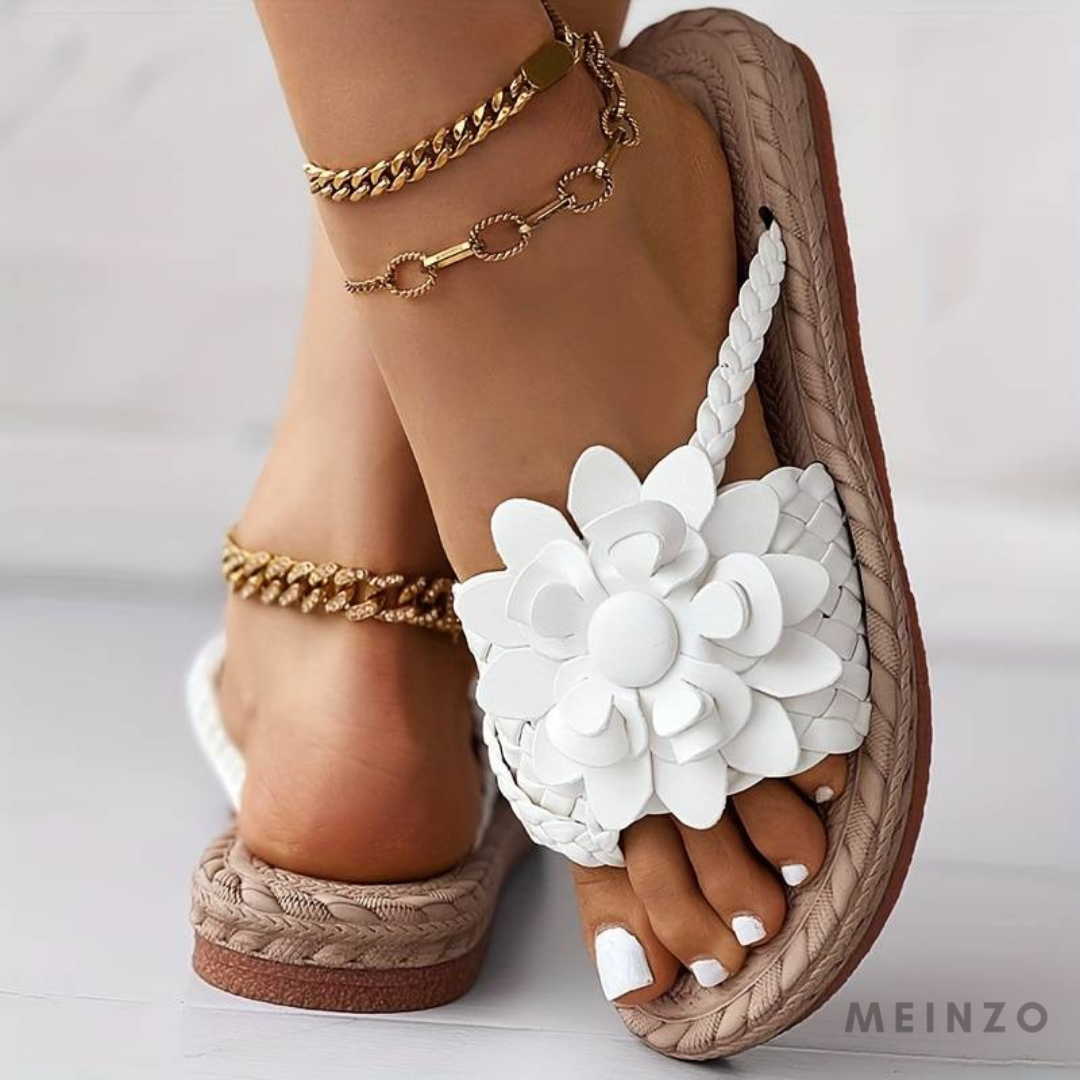 Flip-flops | Women's sandals with an open toe and elegant braided straps