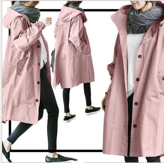 Valenzora | Trench coat with hood