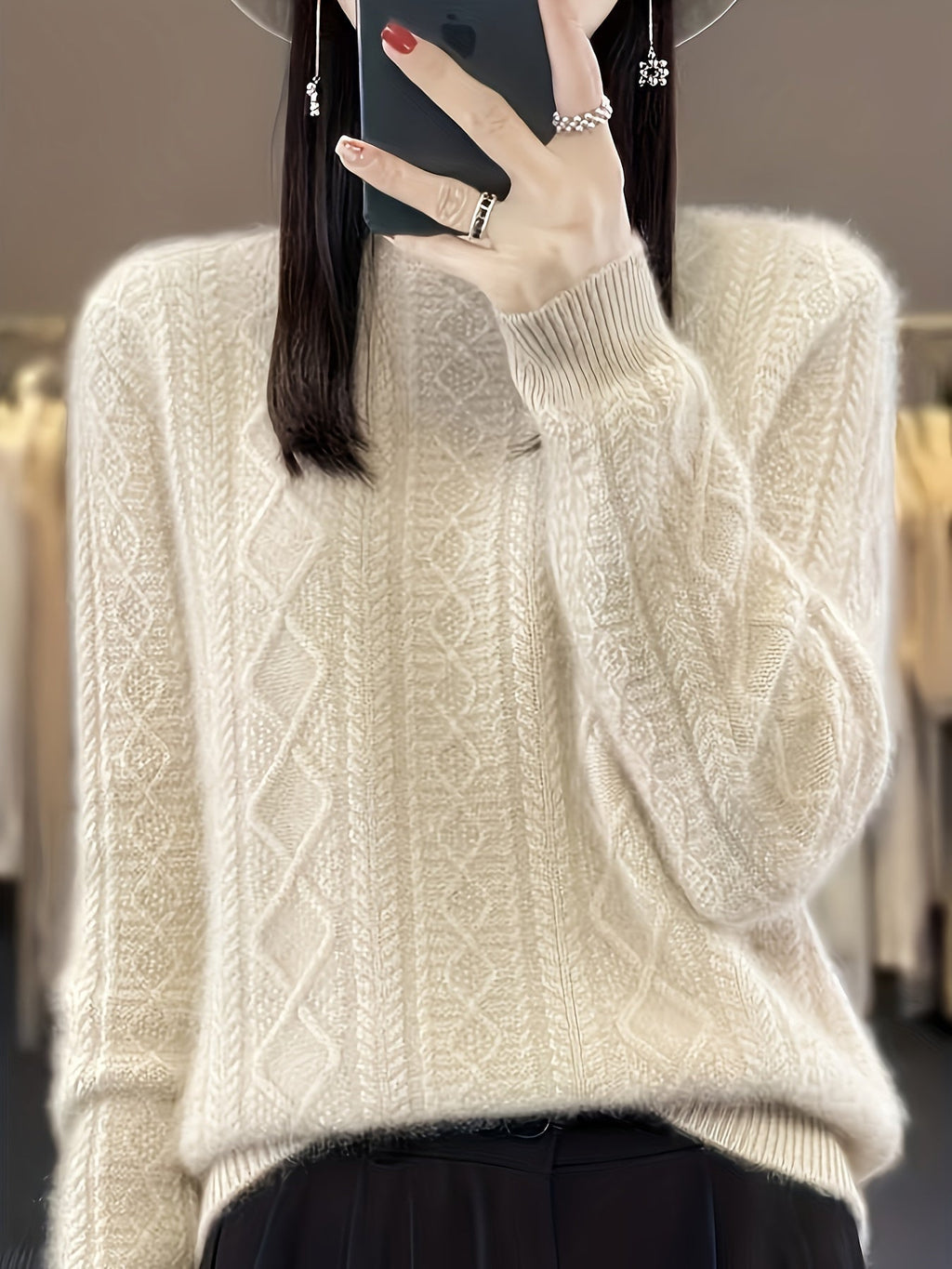 Valenzora | Bequemer Pullover aus Strickwolle