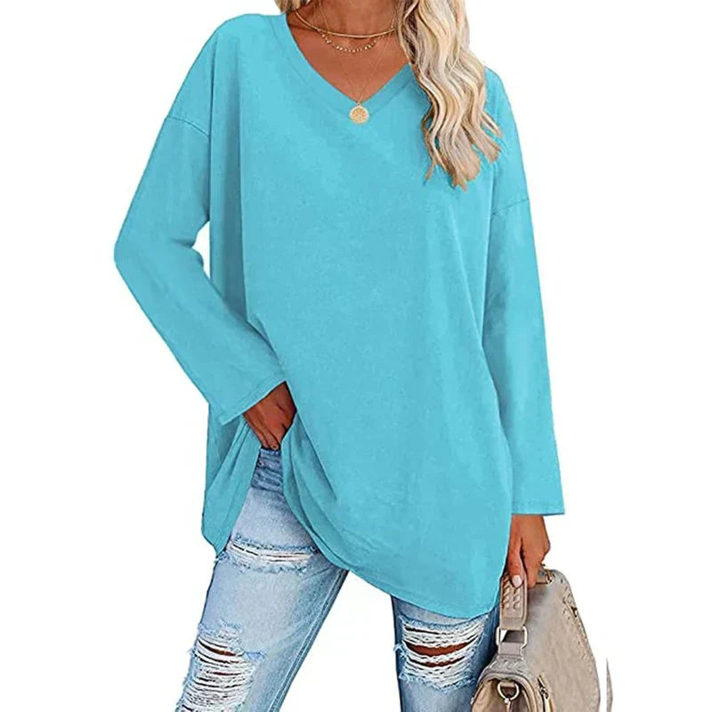 Valenzora | V-Ausschnitt Stricktop für Damen – Stylischer und bequemer Pullover