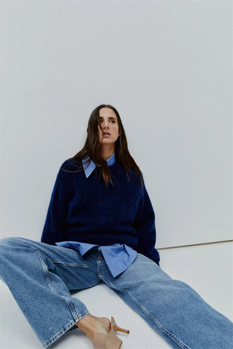 Valenzora | oversized Damenpullover aus Mohair